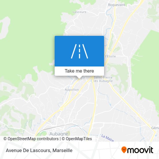 Avenue De Lascours map