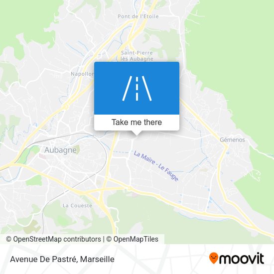 Avenue De Pastré map