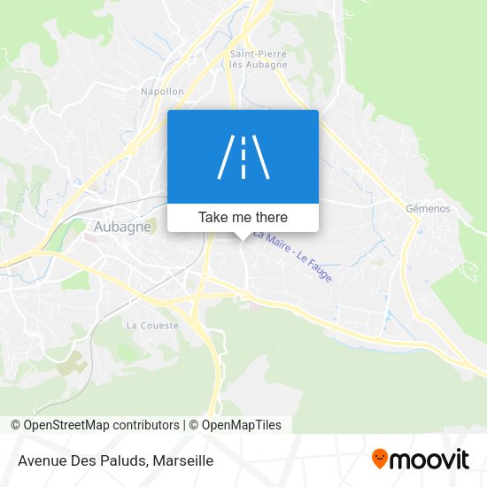 Avenue Des Paluds map