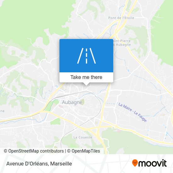 Avenue D'Orléans map