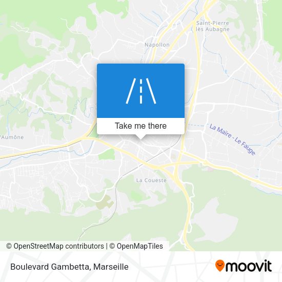 Boulevard Gambetta map