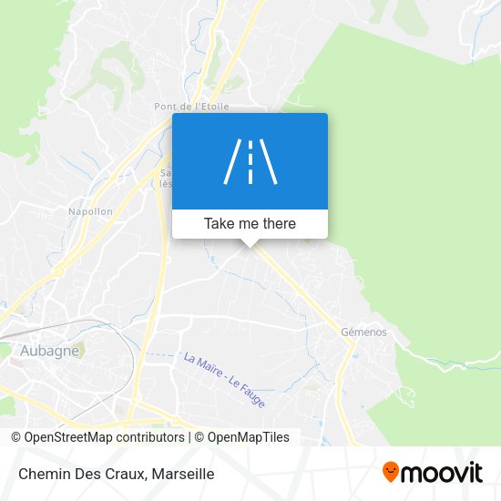 Chemin Des Craux map