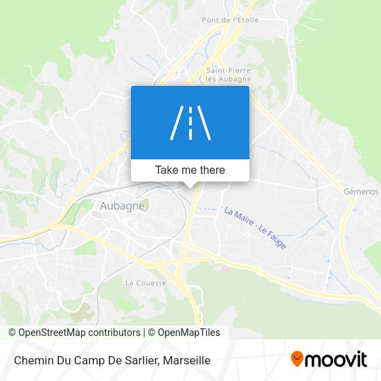 Chemin Du Camp De Sarlier map