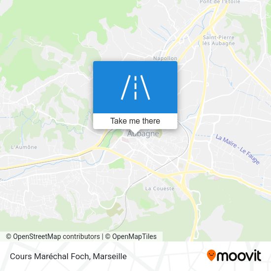 Cours Maréchal Foch map