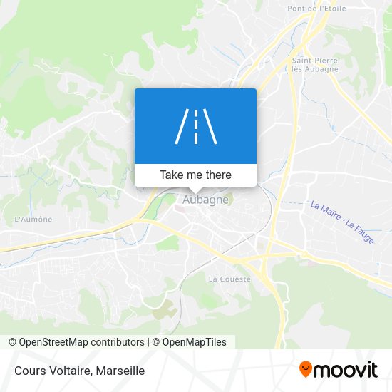 Cours Voltaire map