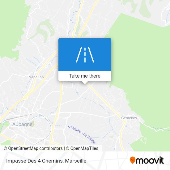 Impasse Des 4 Chemins map
