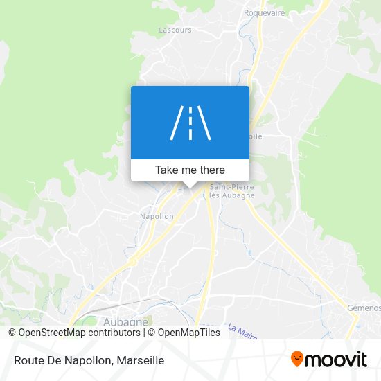 Route De Napollon map