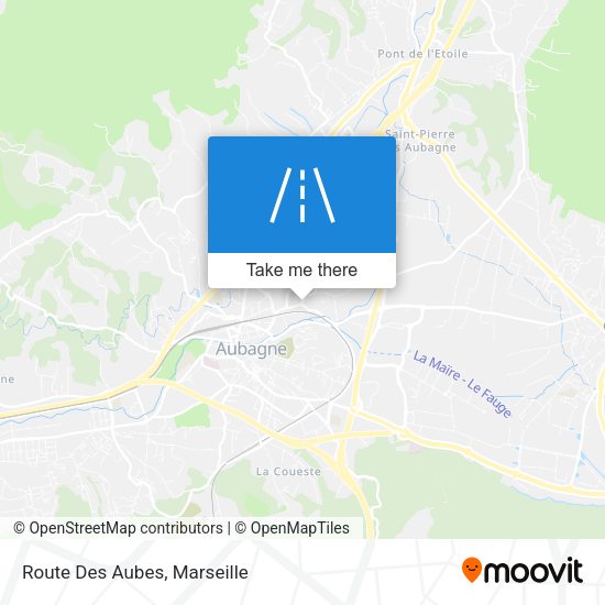 Route Des Aubes map