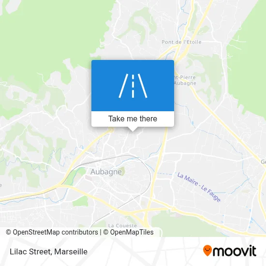 Rue Des Lilas map