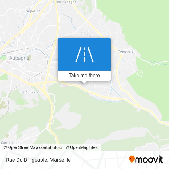 Rue Du Dirigeable map