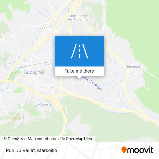 Rue Du Vallat map