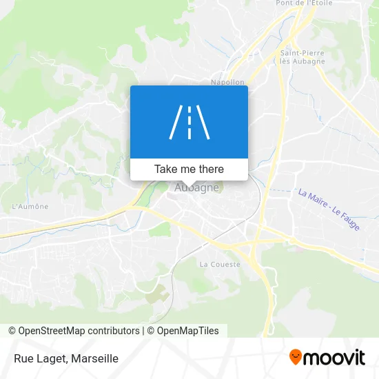 Rue Laget map