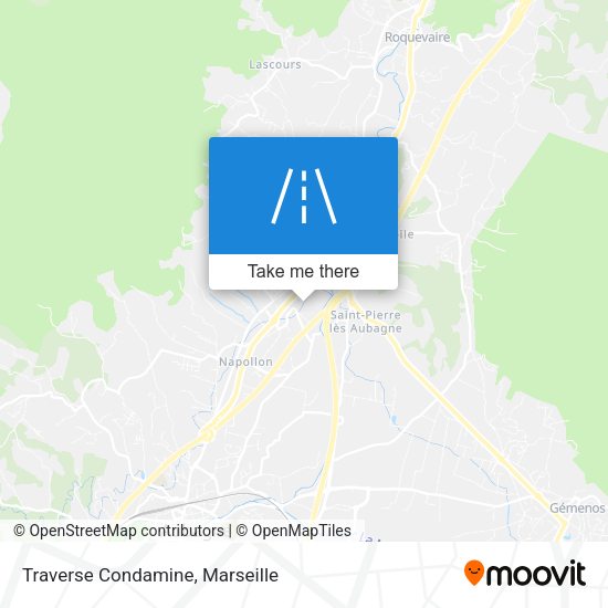 Traverse Condamine map