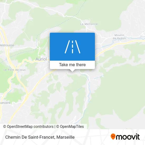 Chemin De Saint-Francet map