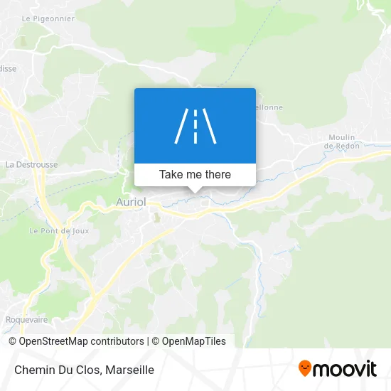 Chemin Du Clos map