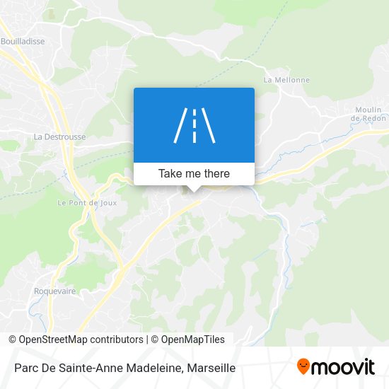 Parc De Sainte-Anne Madeleine map