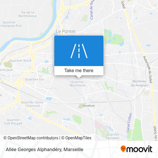 Allée Georges Alphandéry map