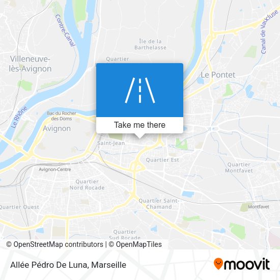 Allée Pédro De Luna map