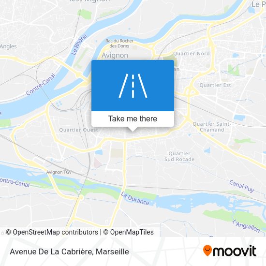 Avenue De La Cabrière map