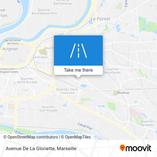 Avenue De La Gloriette map