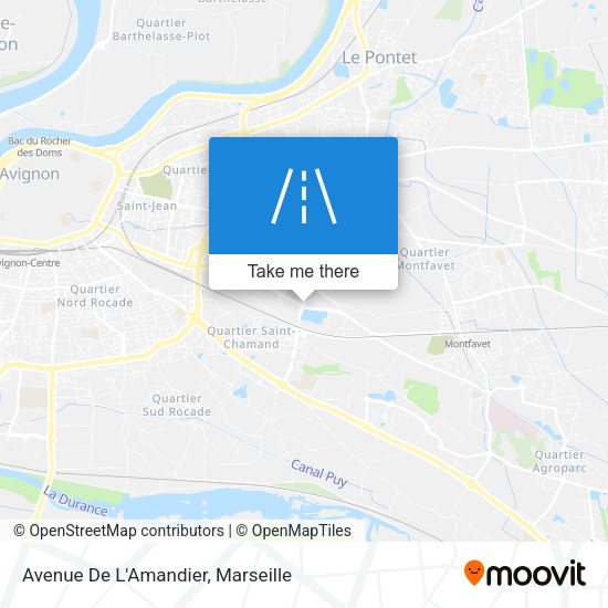 Avenue De L'Amandier map