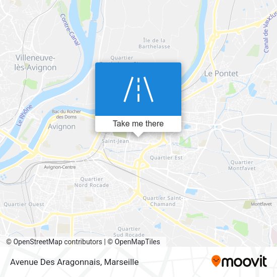 Avenue Des Aragonnais map