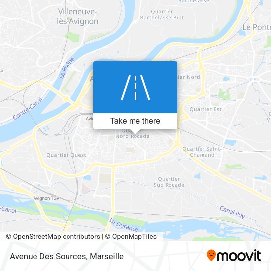 Avenue Des Sources map