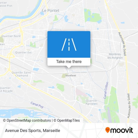 Avenue Des Sports map