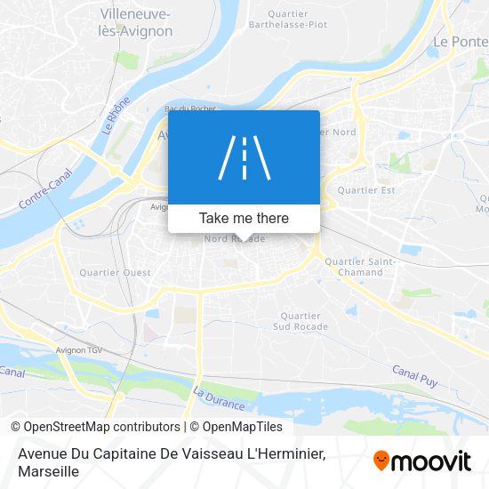 Avenue Du Capitaine De Vaisseau L'Herminier map