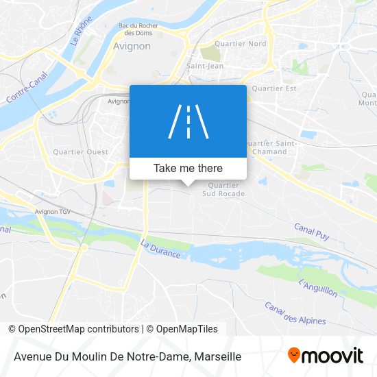 Avenue Du Moulin De Notre-Dame map