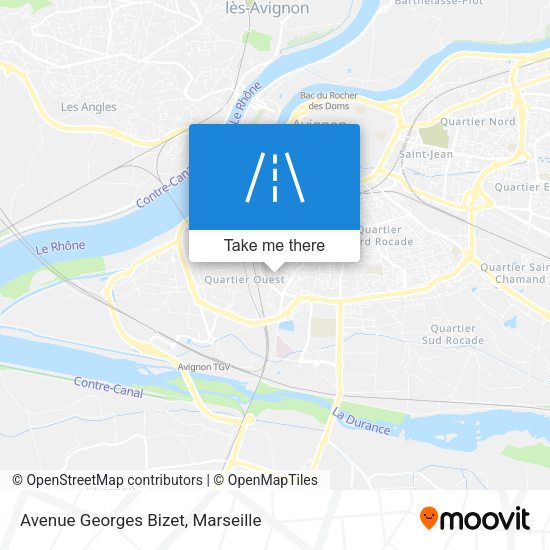 Avenue Georges Bizet map