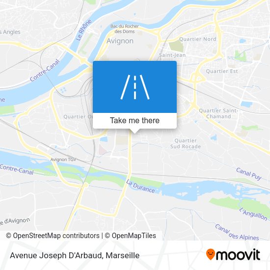 Avenue Joseph D'Arbaud map