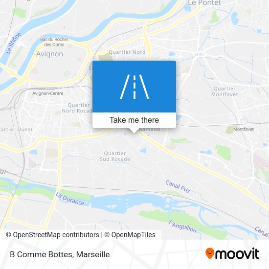 B Comme Bottes map
