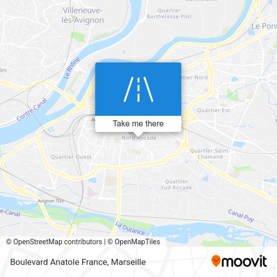 Boulevard Anatole France map