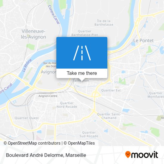 Boulevard André Delorme map