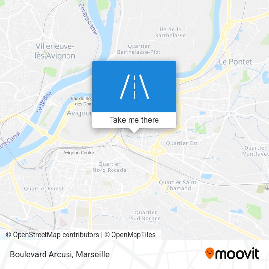 Boulevard Arcusi map
