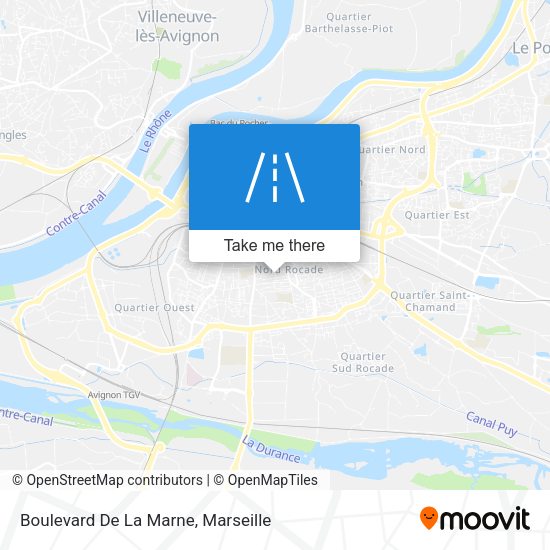 Boulevard De La Marne map