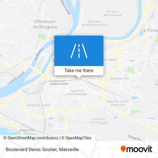 Boulevard Denis Soulier map