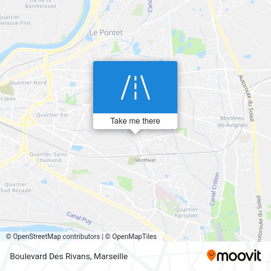 Boulevard Des Rivans map