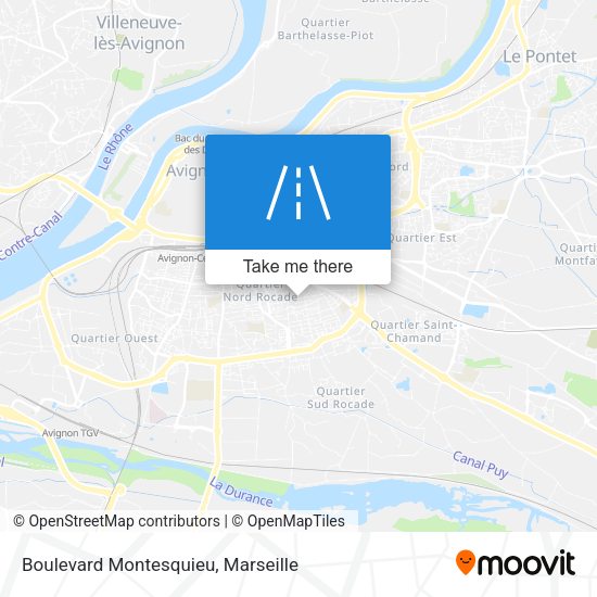 Boulevard Montesquieu map