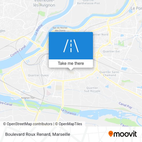 Boulevard Roux Renard map