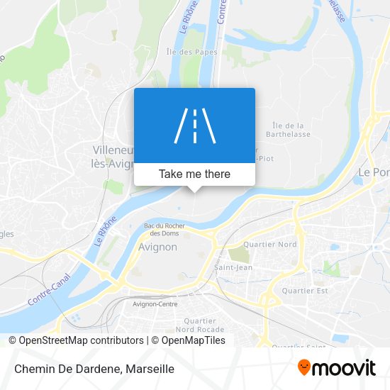 Chemin De Dardene map