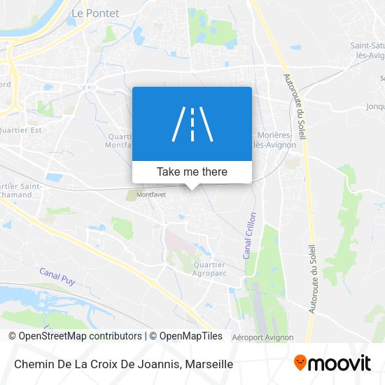 Chemin De La Croix De Joannis map