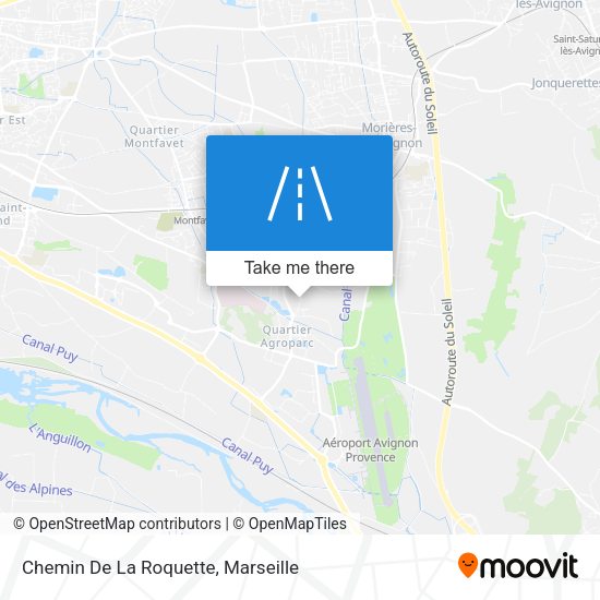 Chemin De La Roquette map