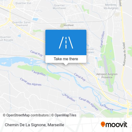 Chemin De La Signone map