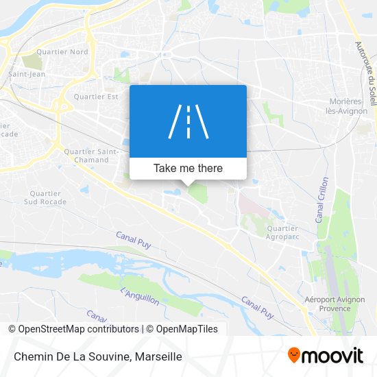 Chemin De La Souvine map