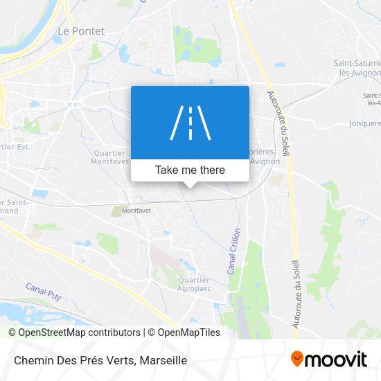 Chemin Des Prés Verts map