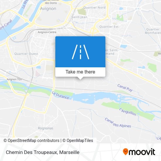 Chemin Des Troupeaux map