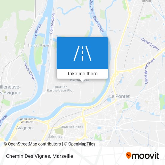 Chemin Des Vignes map
