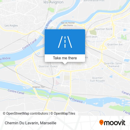 Chemin Du Lavarin map